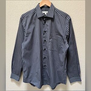 Pronto Uomo Men's Buttoned Dress Shirt Size-Large